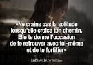 La solitude citation