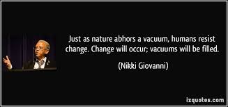 Image result for nature abhors a vacuum