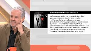 ¿Marcos de Quinto duda del equipo de María Corina Machado?