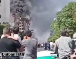 یک مجتمع تجاری مسکونی در سبزوار طعمه حریق شد+فیلم