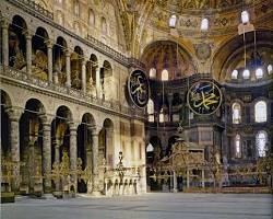 Image of Hagia Sophia aisles