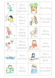 Resultado de imagen de present continuous pictures