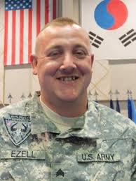 Sgt. Michael Ezell, of Clinton, Ark., received the Joint Service Commendation - size0
