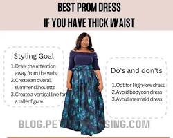 Prom dress for pear-shaped figure