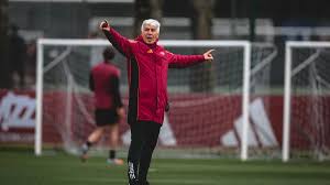 The Giallorossi squad for Roma v Milan