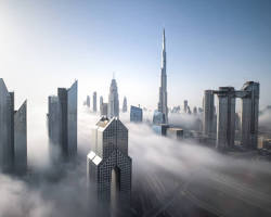 صورة Dubai skyline in winter