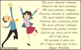 Birthday Poems for Colleagues – WishesMessages.com via Relatably.com