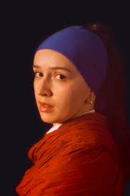 Olga als Mädchen mit dem Perlenohrring von Jan Vermeer von fotorion