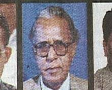 A newspaper clip of the former telecommunications minister Aminul Haque, currently at large. - aminul_haque