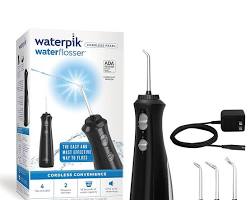 Waterpik Cordless Pearl Waterflosser WF13 Ağız Duşu Siyah resmi