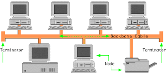 Hasil gambar untuk topologi bus