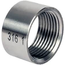 Stainless Steel 316 Half Socket - BSP Threads | ISO 4144 | PN20