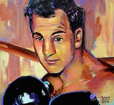Rocky Marciano Painting by Robert Phelps - Rocky Marciano Fine Art Prints and Posters for Sale - rocky-marciano-robert-phelps