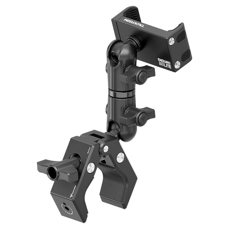 Semi Truck Grab Handle Phone Mount With Adjustable Aluminum Bar Clamp