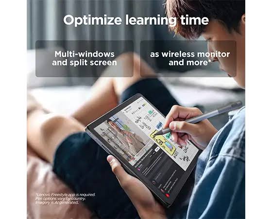 Lenovo Tab M11 11" (4GB 128GB) - Luna Grey + Pen Processore MediaTek Helio G88 (da 2 GHz )/Android 13 or Later/128 GB eMMC