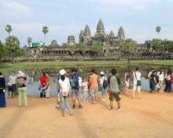 Image of Tourists in Cambodia