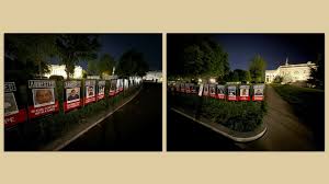 White House Lawn Display Features Mugshots of Illegal Immigrants