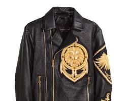 Image of Rick Ross Balmain Biker Jacket
