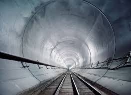 Image result for Terowongan kereta api paling panjang didunia