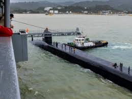 U.S. Guided-Missile Sub Makes Rare Appearance in the Philippines