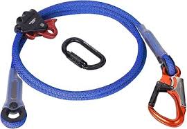 Amazon.com: Climbing Safety Lanyard Adjustable Positioning ...