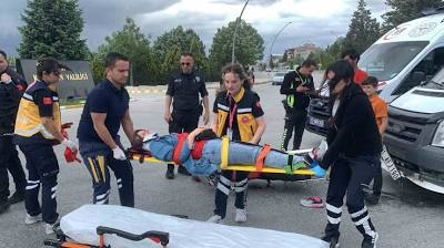 Karaman'da minibüs motosiklete arkadan çarptı: 1 yaralı İhlas Haber Ajansı