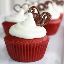 Resultado de imagen de The recipe of red velvet cup  cakes