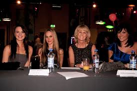 From left to right: Amie Parsons, Stacey Milano, <b>Kathy Holdsworth</b> and <b>...</b> - judges