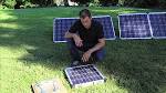 Solar panels camping