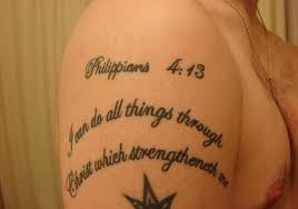 God Quotes About Strength Tattoos. QuotesGram via Relatably.com