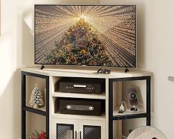 Image of Corner TV stand