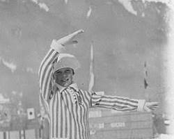 Image of Sonja Henie during the 1924 Winter Olympics