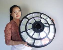 Đèn Năng Lượng Mặt Trời Đĩa Bay UFO Led Tròn 1000W