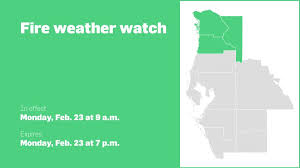 Fire weather watch for Central West Florida