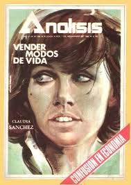 Revista AnÃ¡lisis, Claudia Sanchez, Tapas de Revistas, magicas ruinas,cronicas del siglo pasado, 60s, sesentas, 70s, setentas, ... - tapanalisis1966