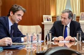 Αποτέλεσμα εικόνας για κυριακος Μητσοτακης σαμαρας εικονα