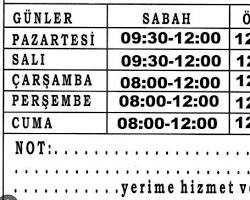 Sağlık Ocağı Çalışma Saatleri resmi