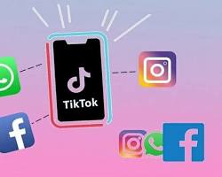 Image of Like và share video trên TikTok