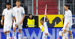 Austria’s late show earns the points after Israel player is sent off for goal celebration