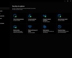 Imagem de Windows Defender interface