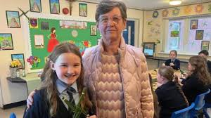 'It is lovely to talk about St Brigid in a school named after her'