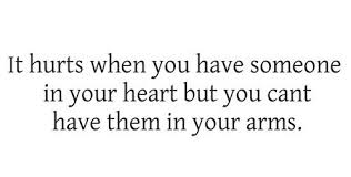 Yeah, it hurts... | We Heart It | sad, heart, and quote via Relatably.com