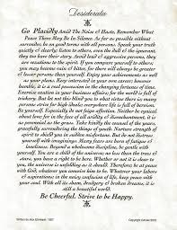 Image result for desiderata