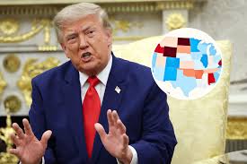 Map Shows Trump’s Approval Rating in Every State 3 Months Until Midterms
