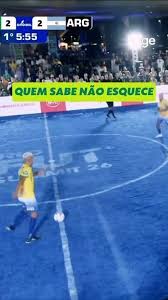 Golaço de Djalminha em Brasil x Argentina, no showbol!