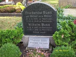 Grab von Wilhelm Buss (18.08.1887-20.07.1951), Friedhof Warsingsfehn- - wd072