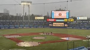 【ヤクルト】本拠地の開幕戦は雨天のため30分遅れる 広島と3連勝同士の対決 「つば九郎」も活動再開予定