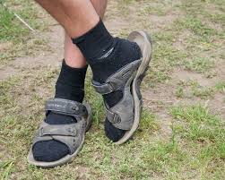 Image result for people wearing socks and sandals