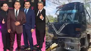 Integrantes de Conjunto Primavera sufren fuerte accidente: su autobús se queda sin frenos