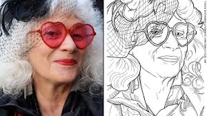 Jane Folds, an artist and marionette maker in New York, is known for her signature look of heart-shaped sunglasses, black dress and blend of eclectic ... - 130725202933-03-style-coloring-book-split-horizontal-gallery